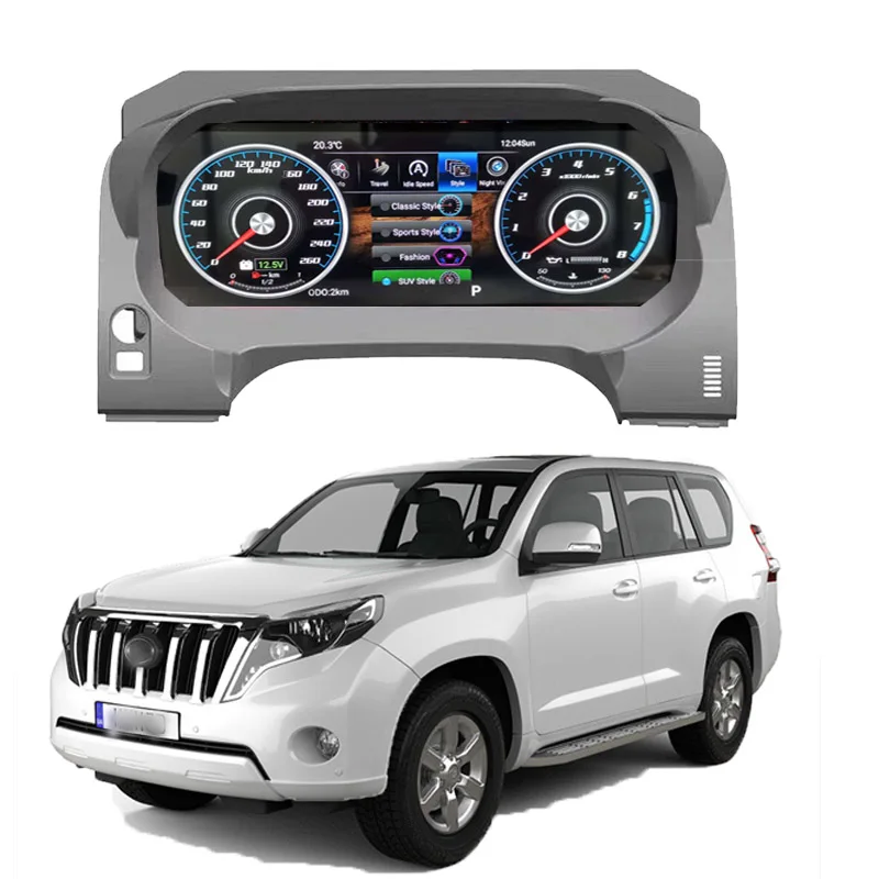 CarInstrumentClusterSpeedometerGaugesDashboardPanelLCDMonitor