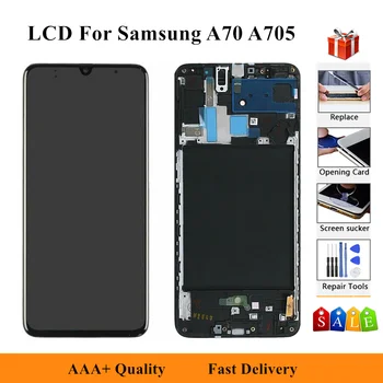 

LCD Display For Samsung Galaxy A70 2019 A705 A705F A705DS LCD Display Touch Screen Digitizer Assembly For Samsung A 70 lcd