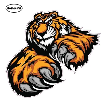 

HotMeiNi 13cm X 11.2cm Clawing Tiger Car Styling Car Sticker 3D Vinyl Decal Laptop Travel Bumper Waterproof Car Accessories