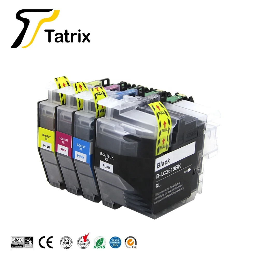 Совместимый чернильный картридж Tatrix LC3619 LC3617 LC3619XL для совместимого принтера Brother