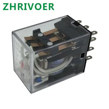 

1 PCS Micro Mini Relay HH53P MY3NJ MY3 11-Pin DC12V/DC24V/DC110V/AC220V Coil General Purpose Intermediate Electromagnetic
