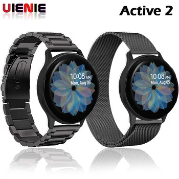 

20mm 22mm Milanese Loop Strap For Samsung Galaxy Watch Active 2 46MM 42MM Gear S3 Band Stainless Steel Bands for Gear S2 Amazfit