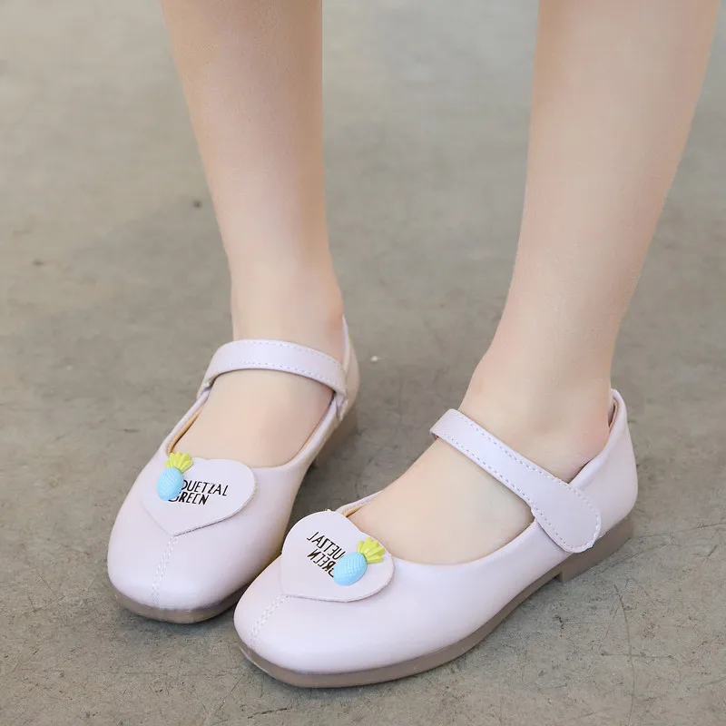 1 2 3 4 5 6 7T Baby Girls leather Shoes Kids Princess Shoes For Cocktail Party Girls Wedding Single Shoes Girls chaussure fille