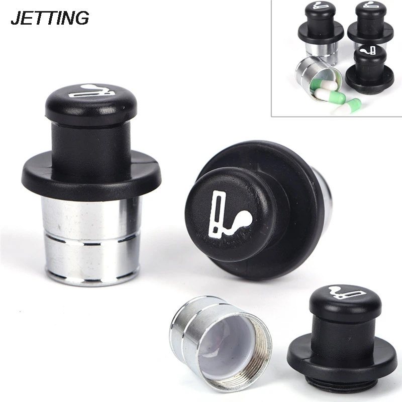 Car Lighter Shaped Metal Safe Secret Stash Diversion Pill Box Container Pill Splitters Hidden Container SHIDWJ