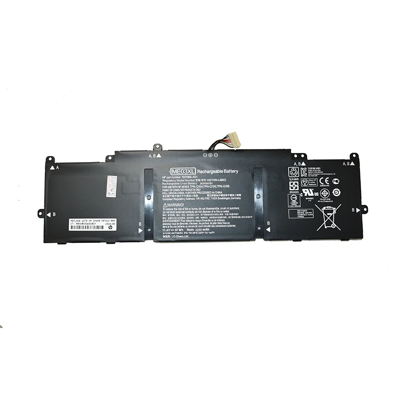 GZSM Аккумулятор для ноутбука ME03XL для hp 11 13 TPN-Q154 Q155 Q156 Аккумулятор для ноутбука 787521-005 787089-541 HSTNN-UB6M зарядное устройство для ноутбука