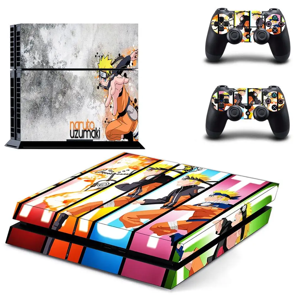 Аниме Наруто PS4 наклейка s Play station 4 кожа наклейки для playstation 4 PS4 консоли и контроллера Скины Виниловые - Цвет: DPTM1116