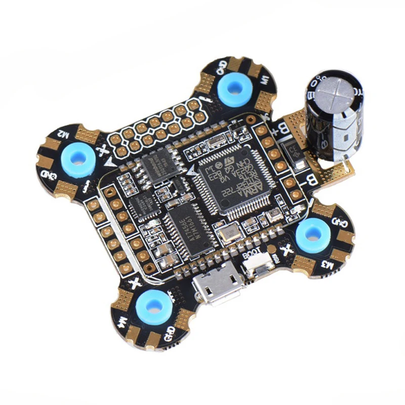 30 5 мм JHEMCU F722 PDB OSD 5V/2A BEC 2 6S система управления полетом/алюминиевая крышка 25В
