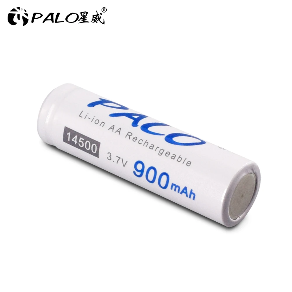 PALO 3.7V 18650 battery charger for 18650 26650 16340 14500 lithium battery+14500 AA Li-Ion Rechargeable Battery