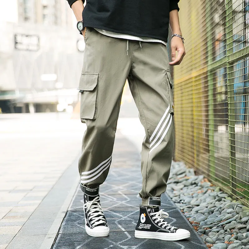 Privathinker, мужские осенние шаровары длиной до лодыжки, для бега, для мужчин, Harajuku, спортивные штаны, хип-хоп брюки, мужские,, модные, 5XL, свободные штаны - Цвет: ArmyGreen(AsianSize)