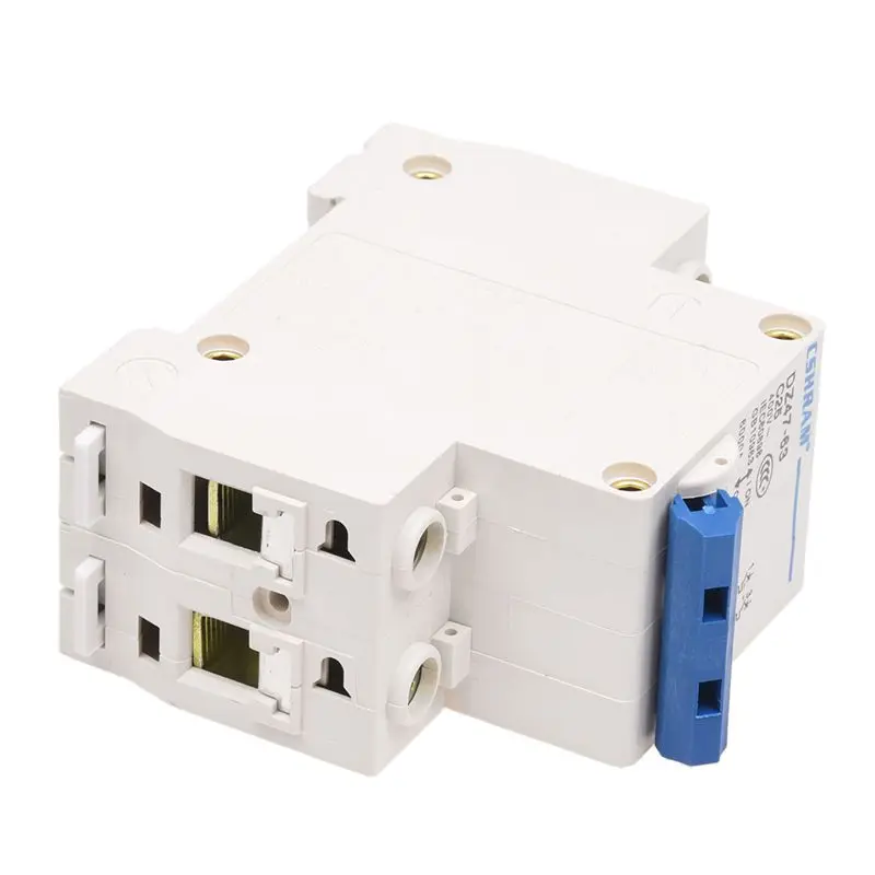 DZ47-63 C25 25 ампер 230/400VAC 6000A Breaking Ёмкость 2 полюса автомат защити цепи