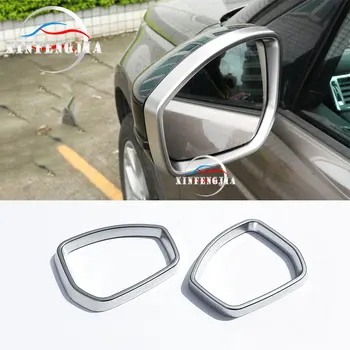 

2pcs Chrome Look Rearview Mirror Frame Trim For Land Rover Discovery Sport & RRE