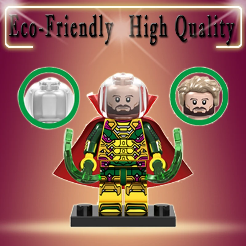 

Mysterio Super Heroes New Spider Man Far From Home Hydro-man legoed minifigured Building Blocks model Bricks Toys Child Gifts