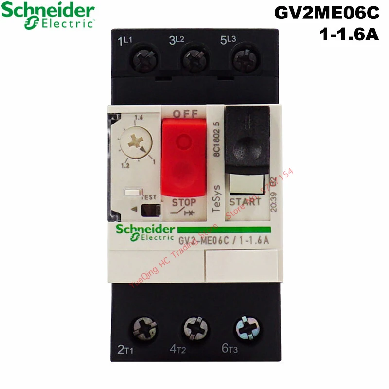 Motorschutzschalter SCHNEIDER GV2ME06 3-polig 1..1,6A