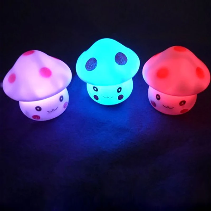 1PC Cute Shaped Soft Comfortable Lighting Unique Design LED Lamp Night Light Nightlight Lamp Flashing Toy
