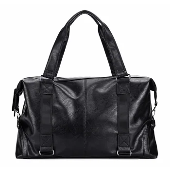 

genuine leather bag for luggage men duffle bag suitcase carry on luggage big weekend bags travel bags for men 502