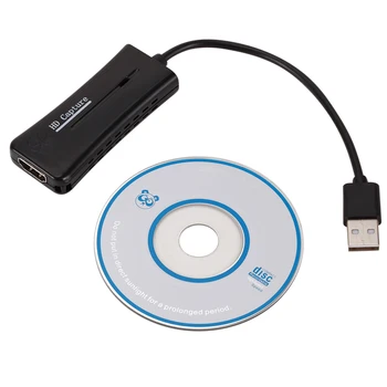 

Newest USB2.0 1080P Video Capture Card USB 2.0 HDMI Video Grabber Record Box Converter Adapter For PS4 Game Live Streaming