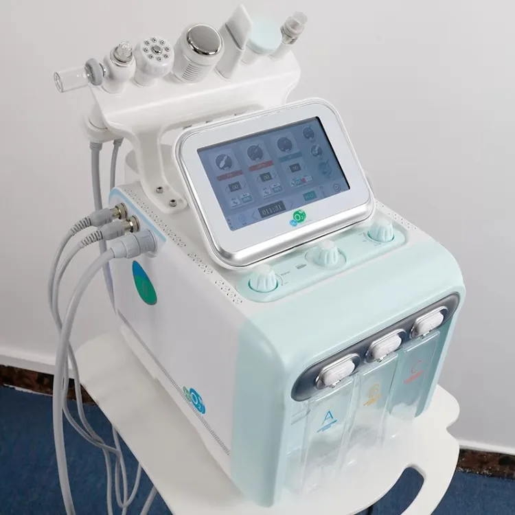 Вода кислородная струя demerbrasion машина очистки hydra для лица Аква пилинг омоложения кожи машина гидро дермабразия 6 в 1 h2 o2