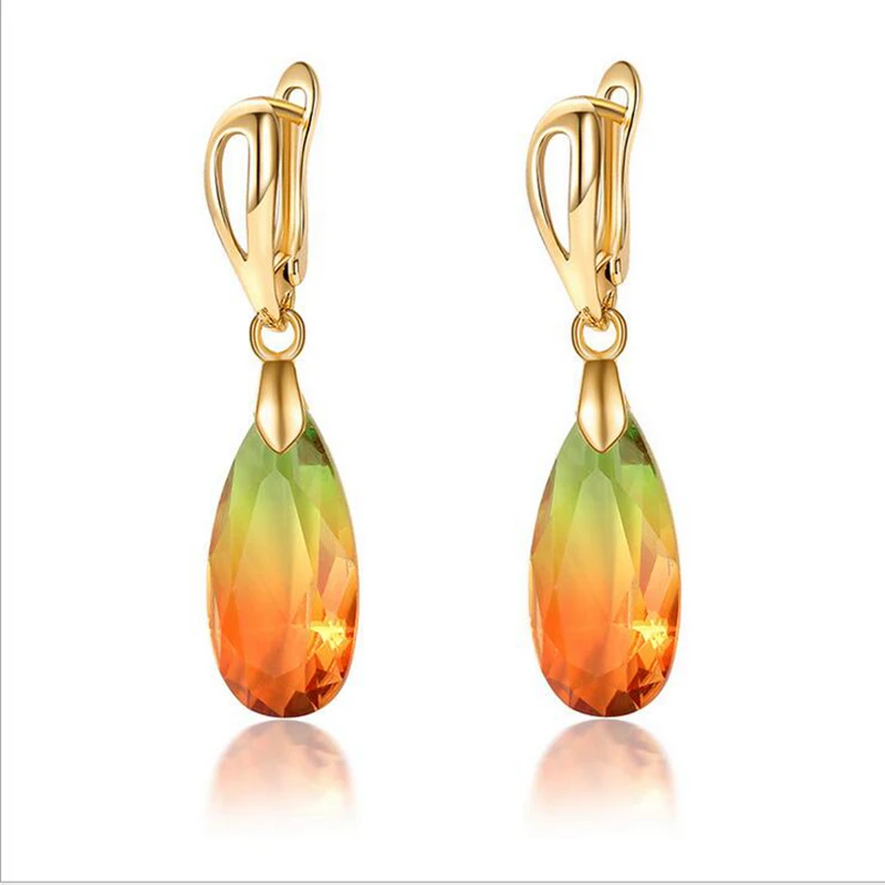 Hawaii Style Cluster Multicolor Morganite Red Purple Peridot 925 Sterling Silver Drop Dangle Earrings S5242|dangle drop earings|dangle earringsdrop