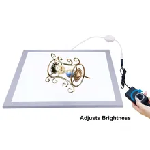 PULUZ 38cm LED Photography Shadowless Light Lamp Panel Pad lightbox photo background Fill light studio softbox backdrop