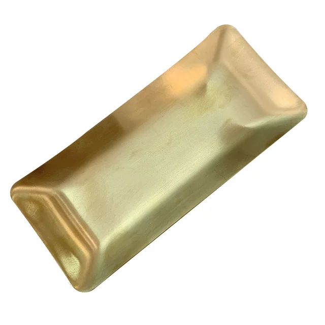 Tray Bathroom Gold Metal Towel Trays Stainless Plate Steel Serving Storage Vanity Organizer Dish Jewelry Napkin Rectangular