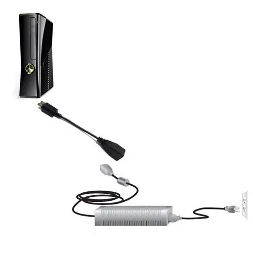 Кабель адаптер переменного тока OSTENT для Microsoft Xbox 360 Slim|Запасные части| |