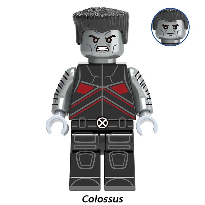 X-Men Dark Phoenix Marvel Wolverine Colossus Mystique Storm Beastly Iceman Apocalypse Beast Building Blocks Toys Figure deadpool