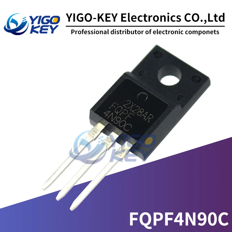 10Pcs FQPF4N90C TO 220F 4N90 4N90C FQPF4N90 TO 220 New MOS FET ...