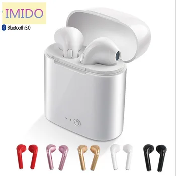 

Magic Music I7s tws 5.0 wireless bluetooth earphone stereo earbud headset mic for iphone xiaomi all Smart phone i9s
