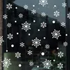Merry Christmas Wall Stickers DIY Snowflake Wall Decals PVC Window Stickers Xmas Navidad Ornaments 2021 New Year Natal Noel Deco 4