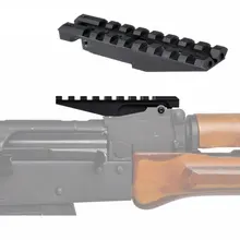 Тактический AK задний прицел Стандартный 1913 Пикатинни Вивер охотничий прицел крепление для AK47 AK74 Низкопрофильная красная точка оптика