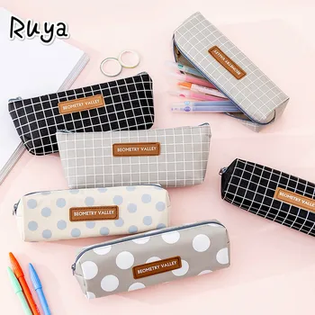 

pencil cases box pen case kawaii stationery bag students school supplies for girls kalem kutusu pencilcase etui gudetama bts