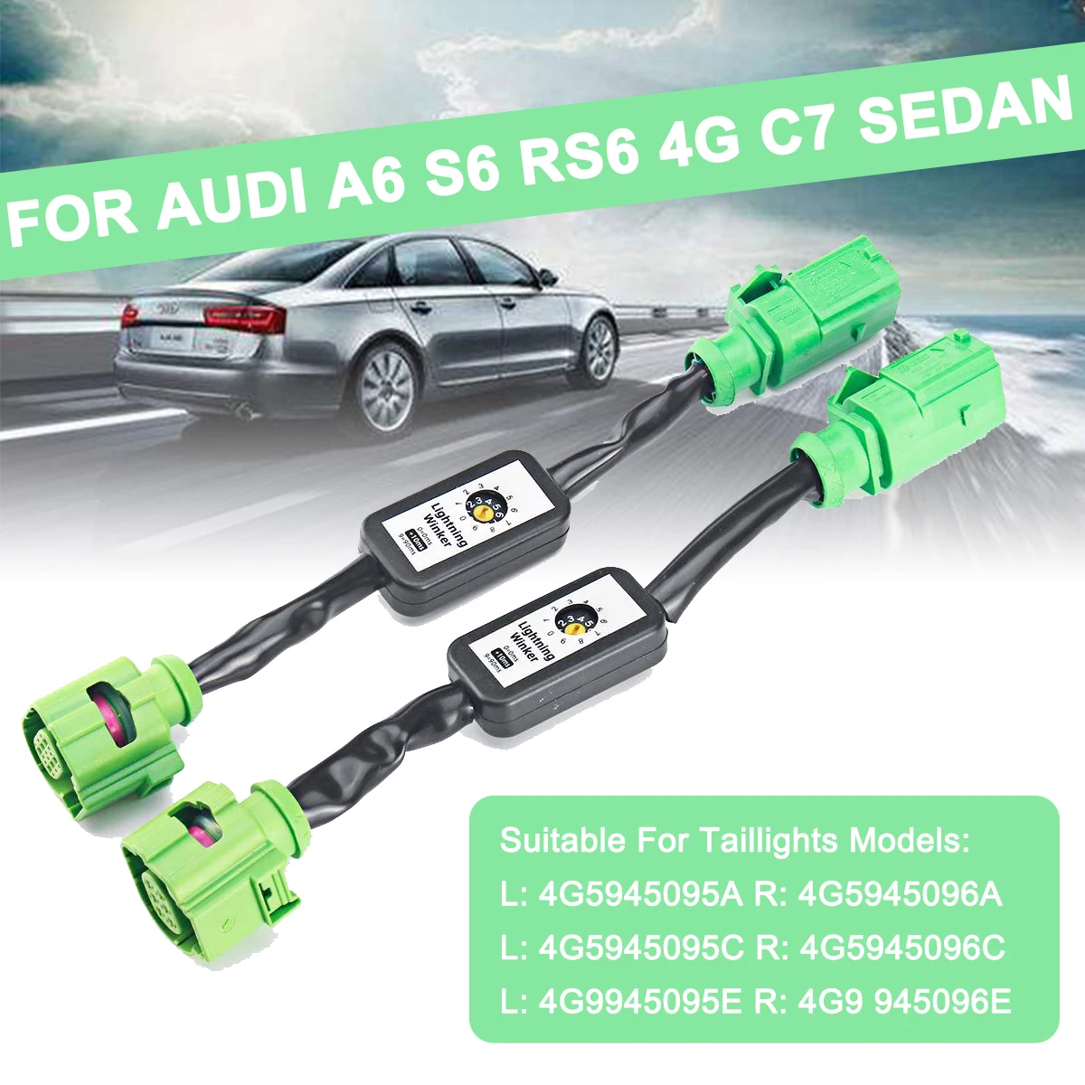 Светодиодный задний фонарь для Audi A6 S6 RS6 4G C7 Sedan левый и правый 2 шт.|Сигнальная