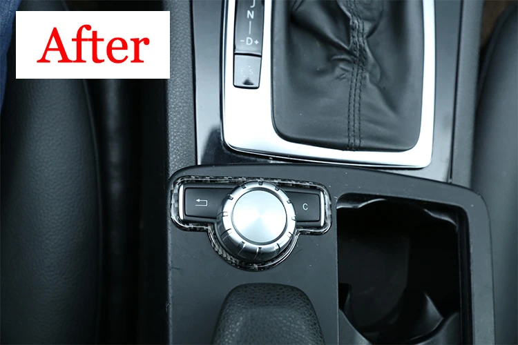 Мягкие мультимедийные наклейки из углеродного волокна для Mercedes Benz C Class W204 2007-2013 GLK X204 E Class W212 автомобильные аксессуары
