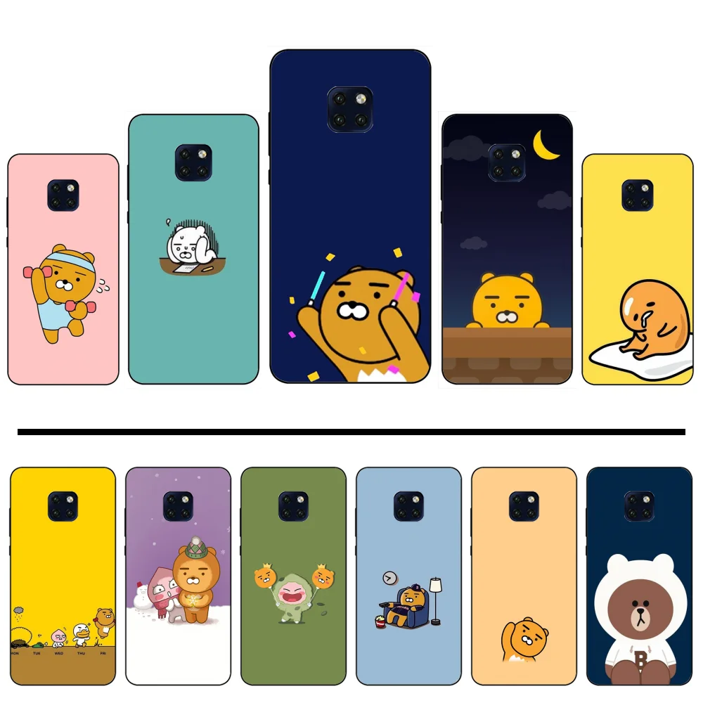 ryan cartoon Animal cute Coque Shell Phone Case For Huawei Mate 9 10 20 Pro lite 20x nova 3e P10 plus P20 Honor10 | Мобильные