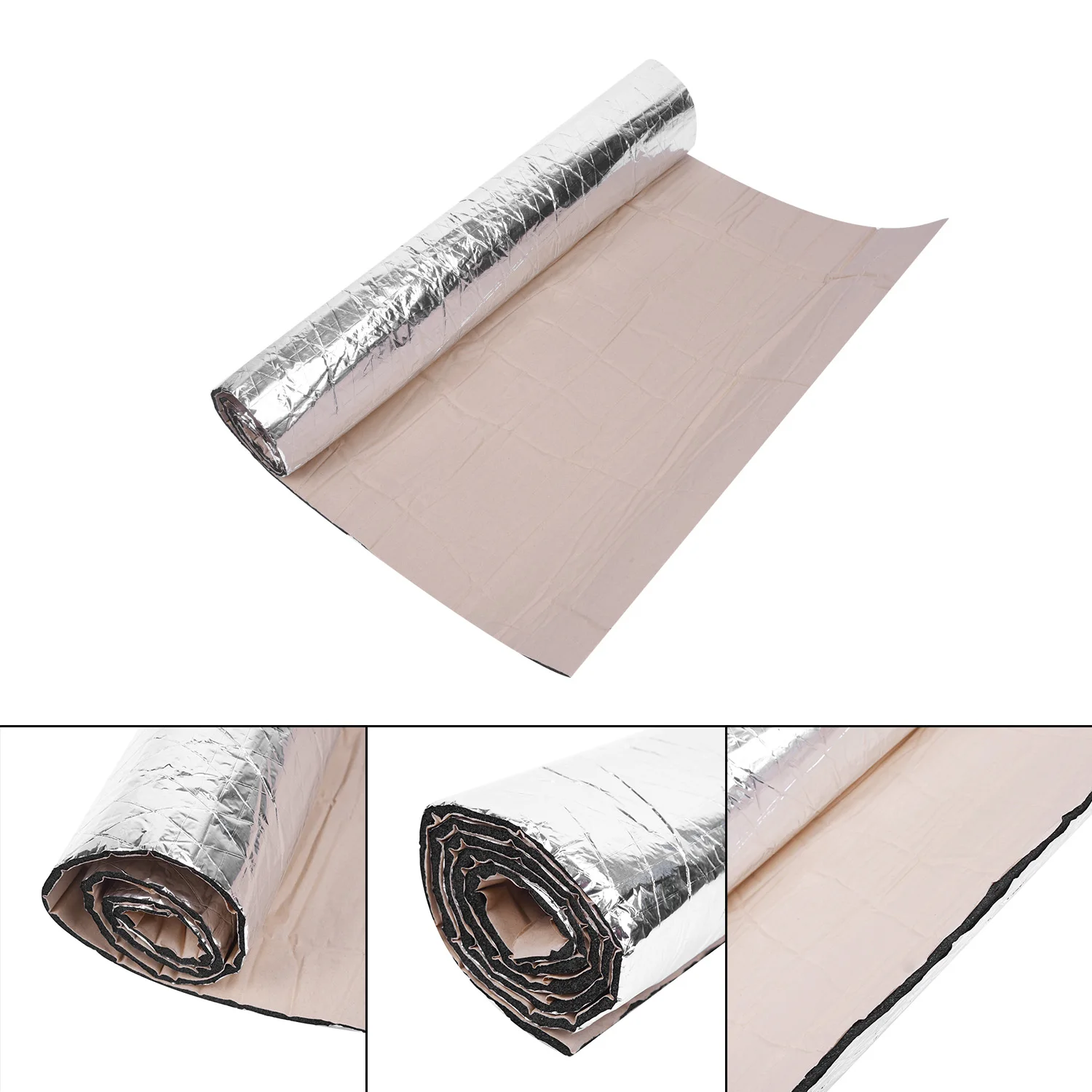

Car Foam Sound Deadening Insulation Black noise insulation Rubber plastic Foam Noiseproof Windproof Waterproof