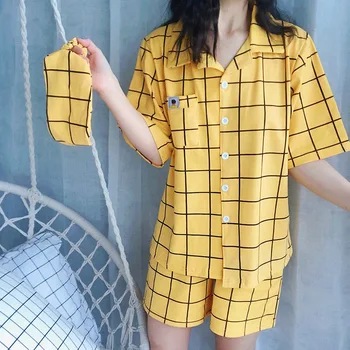 

2019 Two Piece Set Women Sleepwear Cotton Pajamas Sets Lace Sleeveless Sexy Chest Pad Nightwear Women Summer Homewear Lingerie