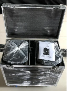 Flightcase 2 in 1 4 шт./лот сенсорный экран 230 Вт 7r Шарпи луч движущаяся головка светильник 16dmx канал для сценического шоу - Цвет: Flightcase 2 in 1