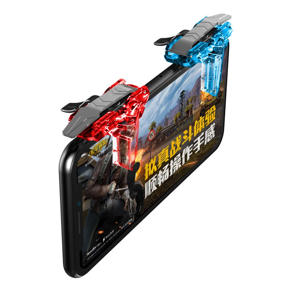 Gatillos para celular pubg мобильный джойстик для телефона android контроллер геймпад триггер