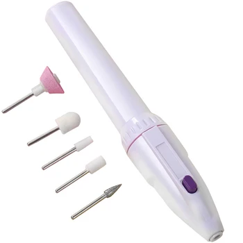 

Simple Nail Model Electric Grinding Machine Mini Manicure Written Nail Polishing Machine 5 in1 Electric Mini nail drill Art Dr