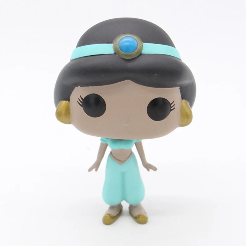 Funko Pop 10 см Мультфильм Принцесса Золушка красавица Ариэль Рапунцель Тиана виниловые фигурки модель игрушки - Цвет: 01 no box