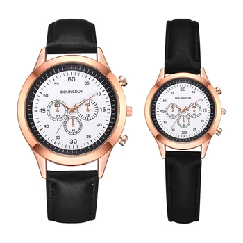 

New Fashion Vintage Student Couple Watch Leather Quartz Top Brands Men's Watches Casual Sports Wristwatch Woman Watches Relojes