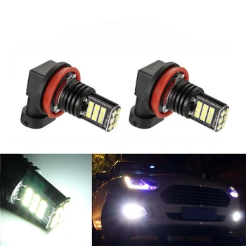

2x Extremely Bright H8 H11 LED Fog Light Bulb DRL Lamp For FORD MONDEO MK3 MK4 C-MAX S-MAX FOCUS 01+ FUSION