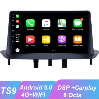 

OKNAVI 9'' Car Multimedia Video Player Android 9.0 For Renault Renault Megane3 2008-2014 4G WIFI Camera Radio GPS Navigation