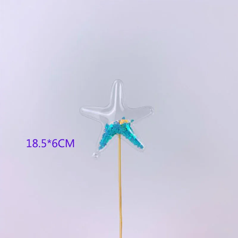 16 Bling Fairy PVC Cake Topper Unicorn Love Crown Cloud Shiny Flamingo Cupcake Topper for Wedding Birthday Party Cake Decorations - Цвет: 16