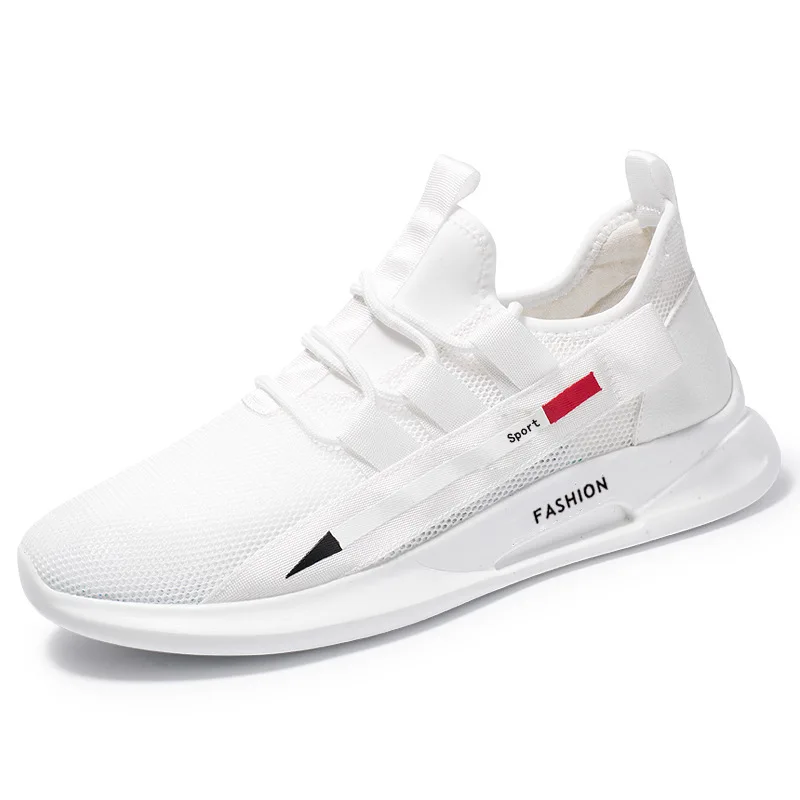 

Кроссовки мужские сетчатые на шнуровке, легкие прогулочные кеды, Вулканизированная подошва, повседневная обувь