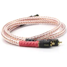 Alta fidelidade kimber 8tc 7n occ cobre puro rca cabo hi-end cd amplificador interconectar 2rca ao cabo de áudio 2rca macho