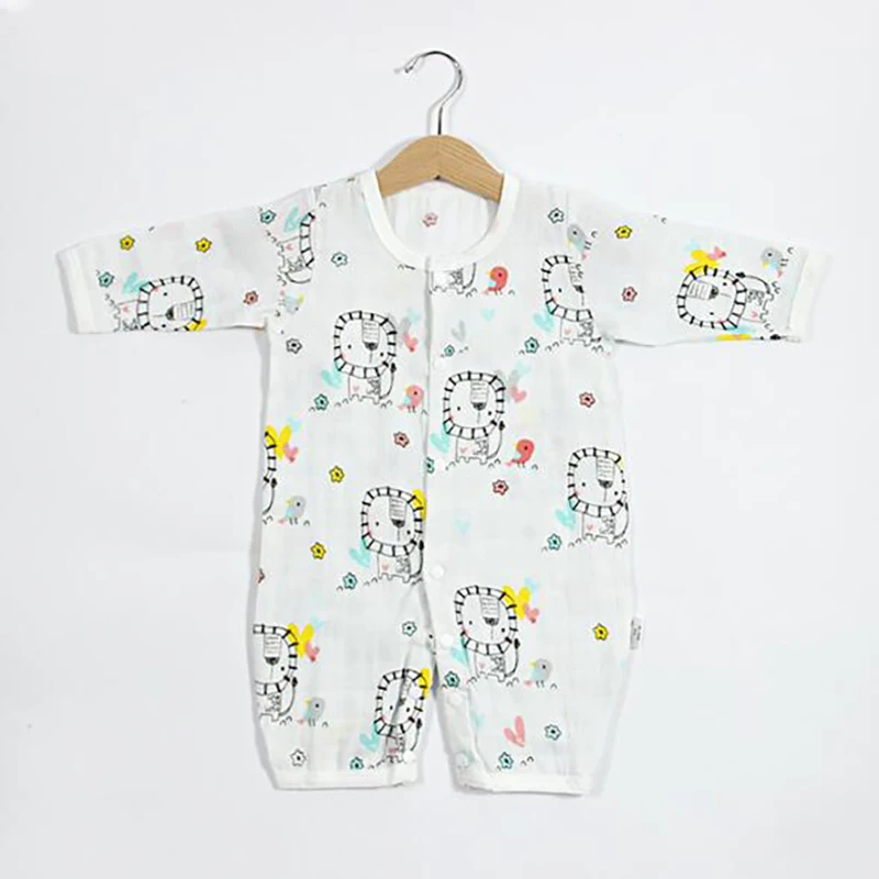 Bekamile Одежда для новорожденных, комплект одежды для мальчика Девочка onesies костюм Одежда Нижнее белье с рисунком из мультфильма Animale Лето; Футболка с принтом;