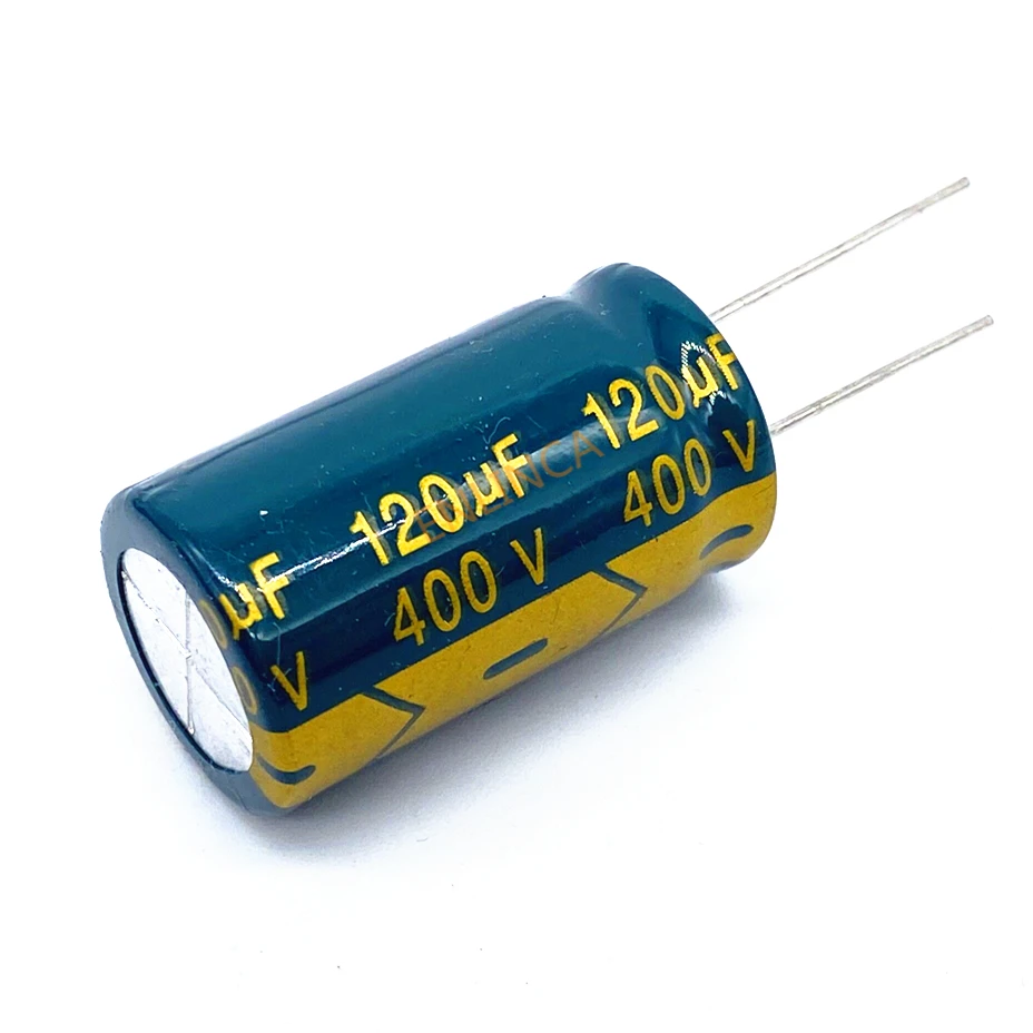 

2pcs/lot 400V 120UF high frequency low impedance 400V120UF aluminum electrolytic capacitor size 18*30 20%
