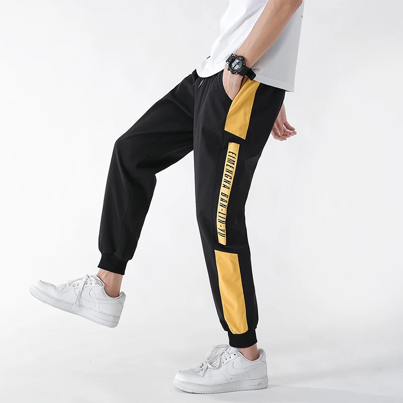 

Streetwear Hip Hop Drawstring pants Cargo Pants Men Women Letter Embroidery Joggers Trousers Casual Harem Beam feet Pants