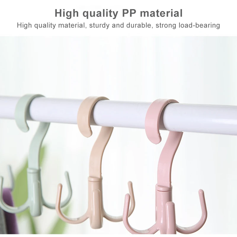 

Multi-Function 360 Degrees Rotate Four Claws Hooks Dry Wet Dual Use Towel Hanger Home Clothes Shoes Sundries Organizers